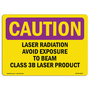 Laser Radiation Avoid Exposure To Beam Class