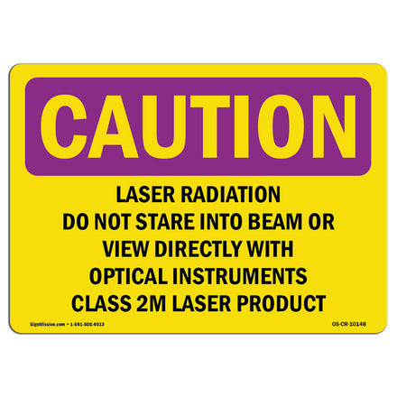 Laser Radiation Do Not Stare Into Beam Or