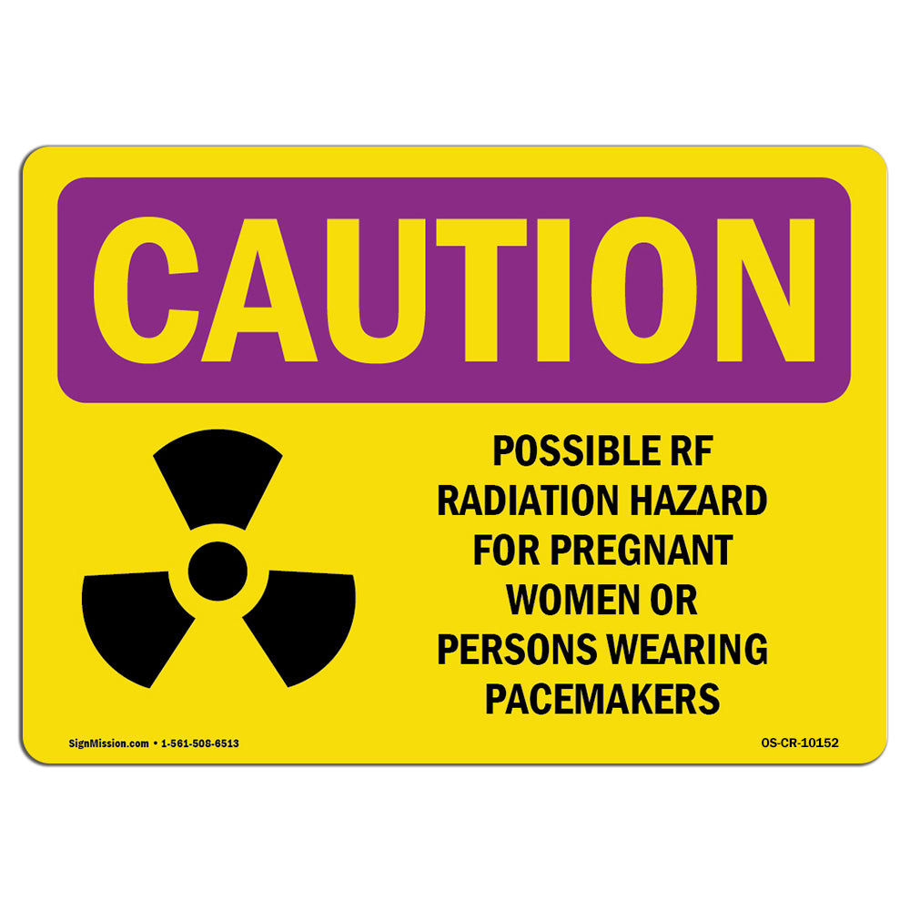 Possible RF Radiation Hazard With Symbol