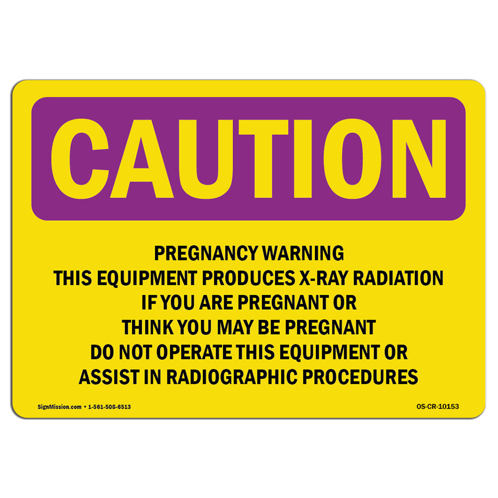 Pregnancy Warning This Equipment Produces