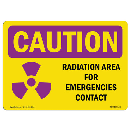 Radiation Area For Emergencies With Symbol