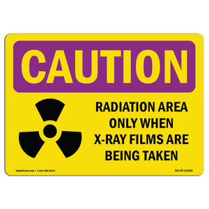 Radiation Area Only When X-Ray With Symbol