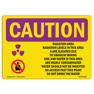 Radiation Area Radiation Levels With Symbol