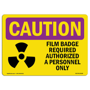 Film Badge Required