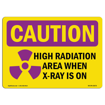 High Radiation Area X-Ray Is On