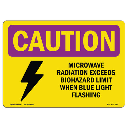 Microwave Radiation Blue Light