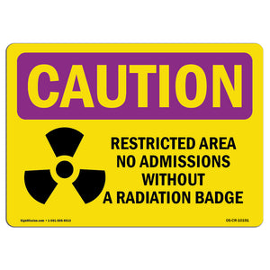 Restricted Area Radiation Badge