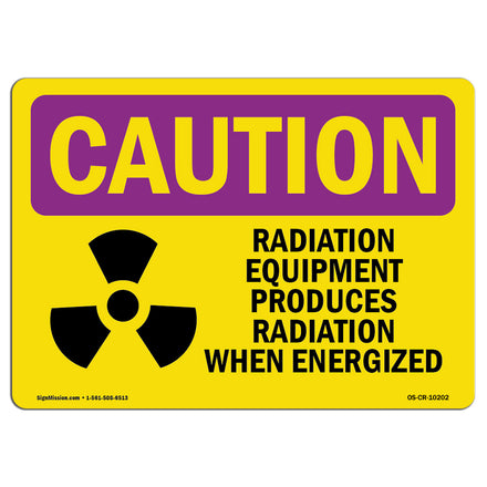Radiation Equipment Produces With Symbol