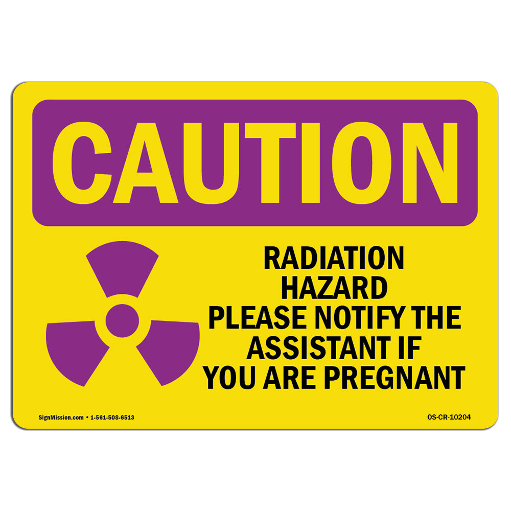 Radiation Hazard Please Notify With Symbol