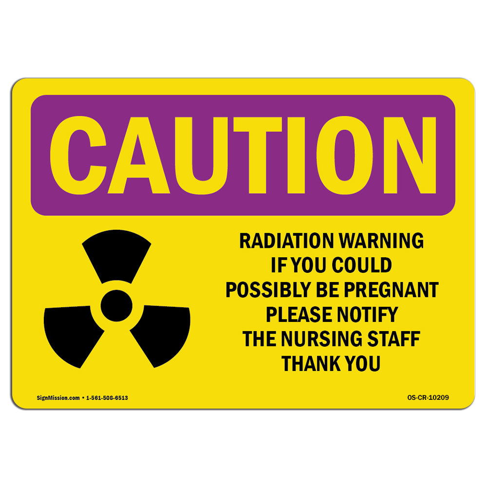 Radiation Warning If You Could With Symbol