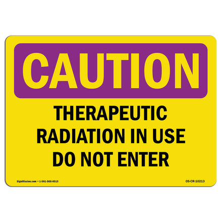 Therapeutic Radiation In Use Do Not Enter