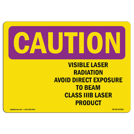 Visible Laser Radiation Avoid With Symbol