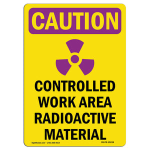 Controlled Work Area Radioactive