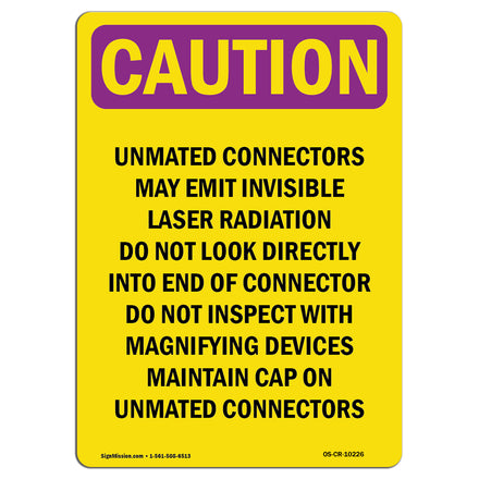 Danger Unmated Connectors May Emit Invisible
