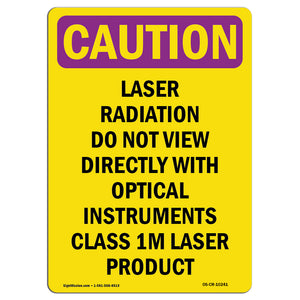 Laser Radiation Do Not View Directly With