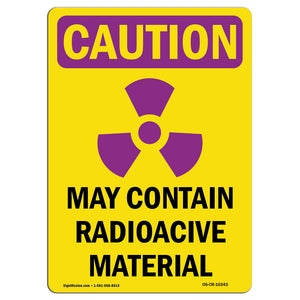 May Contain Radioactive Material