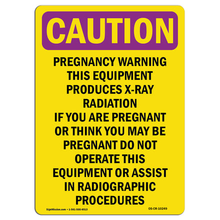 Pregnancy Warning This Equipment Produces