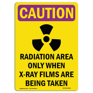 Radiation Area Only When X-Ray With Symbol