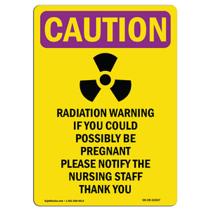 Radiation Warning If You Could With Symbol
