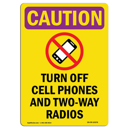 Turn Off Cell Phones And Radios