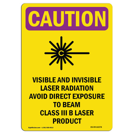 Visible And Invisible Laser With Symbol