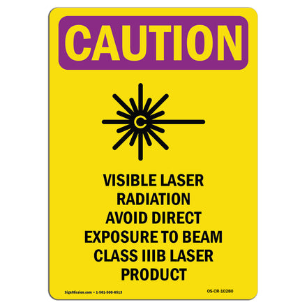 Visible Laser Radiation Avoid With Symbol