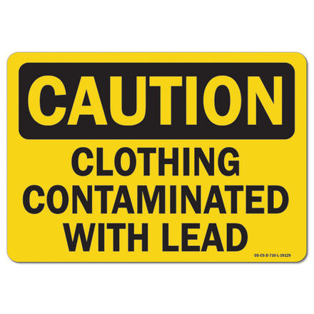 Clothing Contaminated With Lead