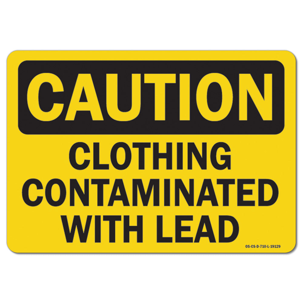 Clothing Contaminated With Lead