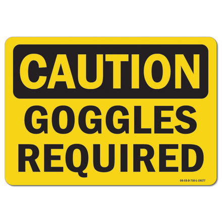 Goggles Required