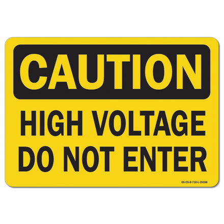 High Voltage Do Not Enter