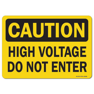 High Voltage Do Not Enter