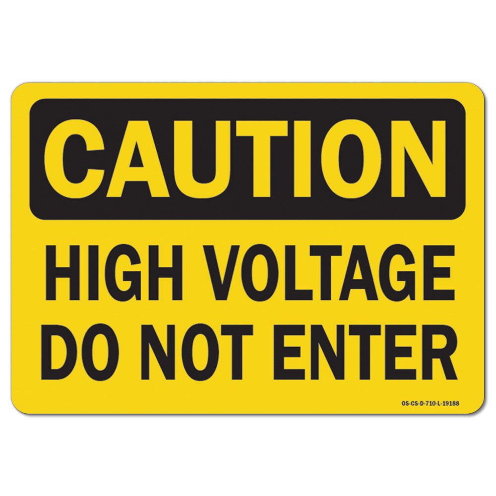 High Voltage Do Not Enter