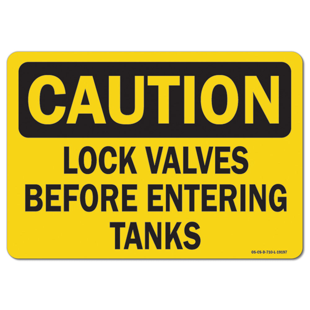 Lock Valves Before Entering Tanks