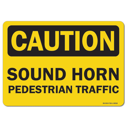 pedestrian traffic sound horn