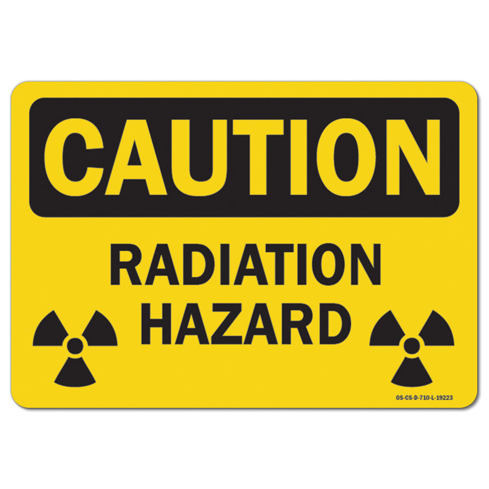 Radiation Hazard (with biohazard graphic)