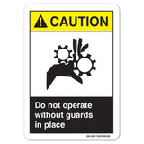 Do Not Operate Without Guards In Place