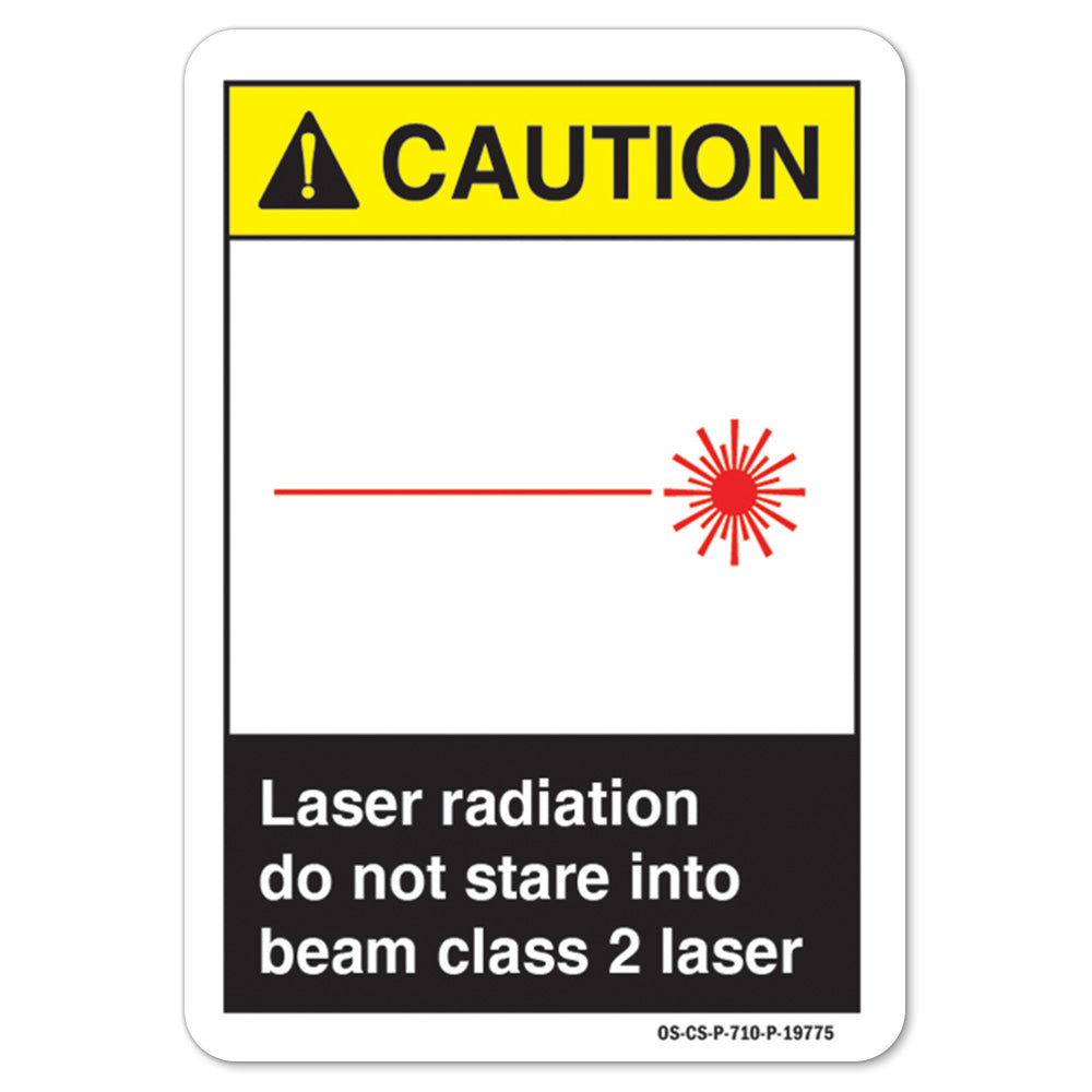 Laser Radiation Do Not Stare Into Beam Class 2 Laser