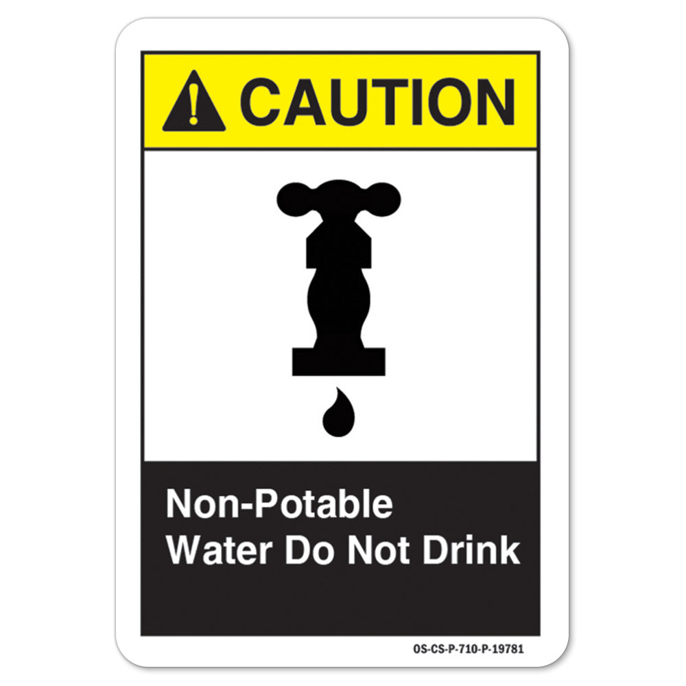 Non-Potable Water Do Not Drink