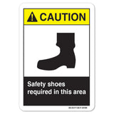 Safety Shoes Required In This Area