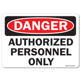 Authorized Personnel Only