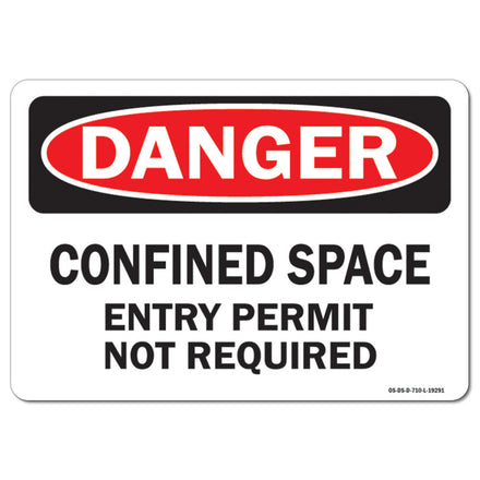 Confined Space Entry Permit Not Required