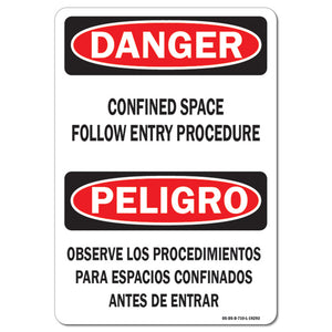 Confined Space Follow Entry Procedure (bilingual)