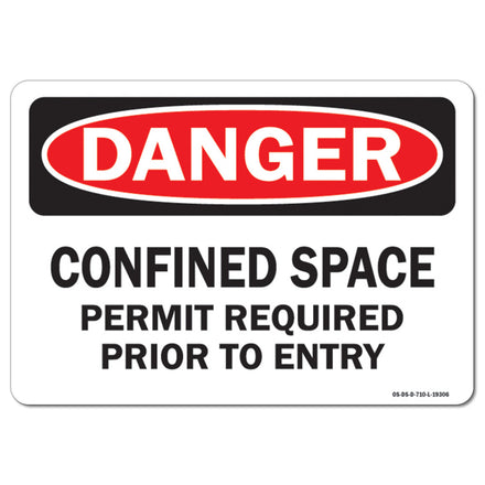 Confined Space Permit Required Prior To Entry