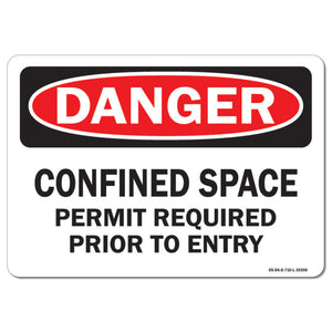 Confined Space Permit Required Prior To Entry