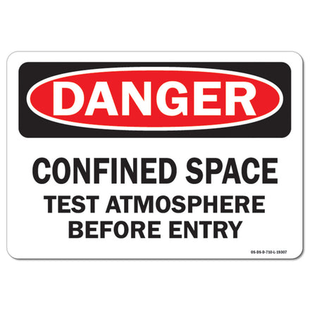 Confined Space Test Atmosphere Before Entry