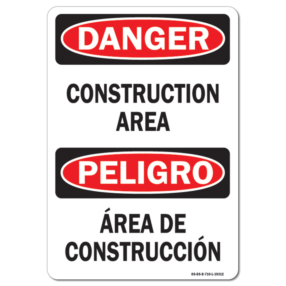 Construction Area Bilingual