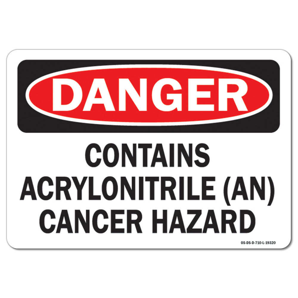 Contains Acrylonitrile (An) Cancer Hazard