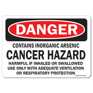 Contains Inorganic Arsenic Cancer Hazard Harmful If Inhaled Or Swallowed Use Only