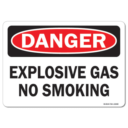 Explosive Gas No Smoking