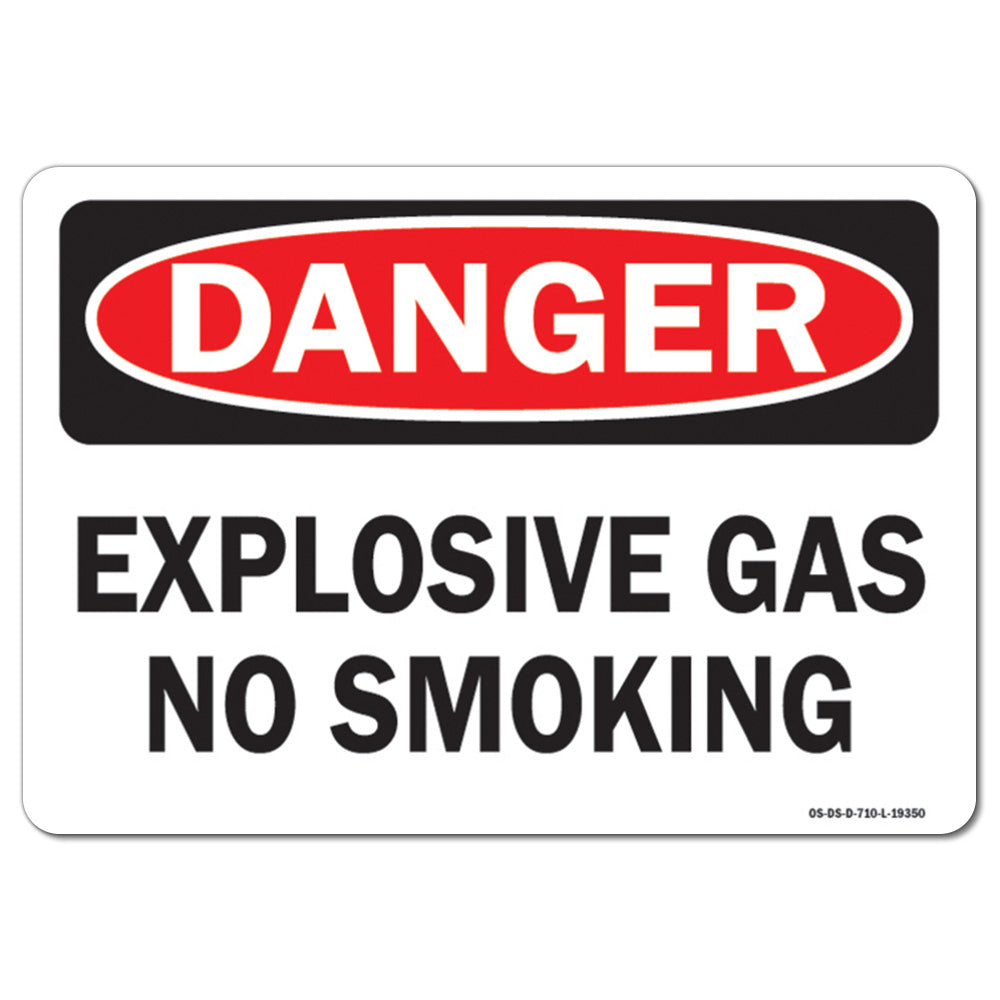 Explosive Gas No Smoking